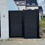 Composiet Tuindeur Rhombus Zwart