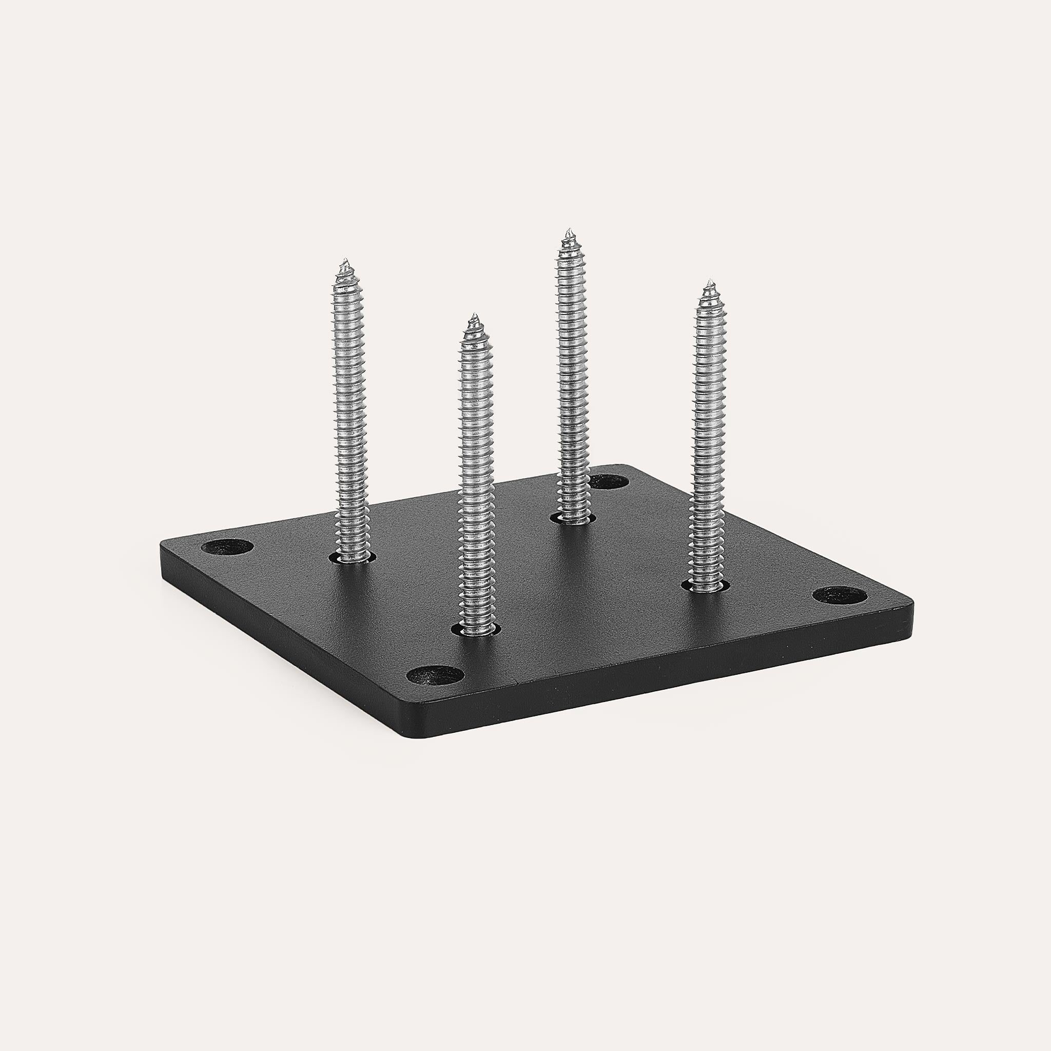 Premium Voetplaat Aluminium Tuinpaal