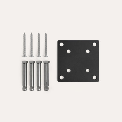 Premium Voetplaat Aluminium Tuinpaal
