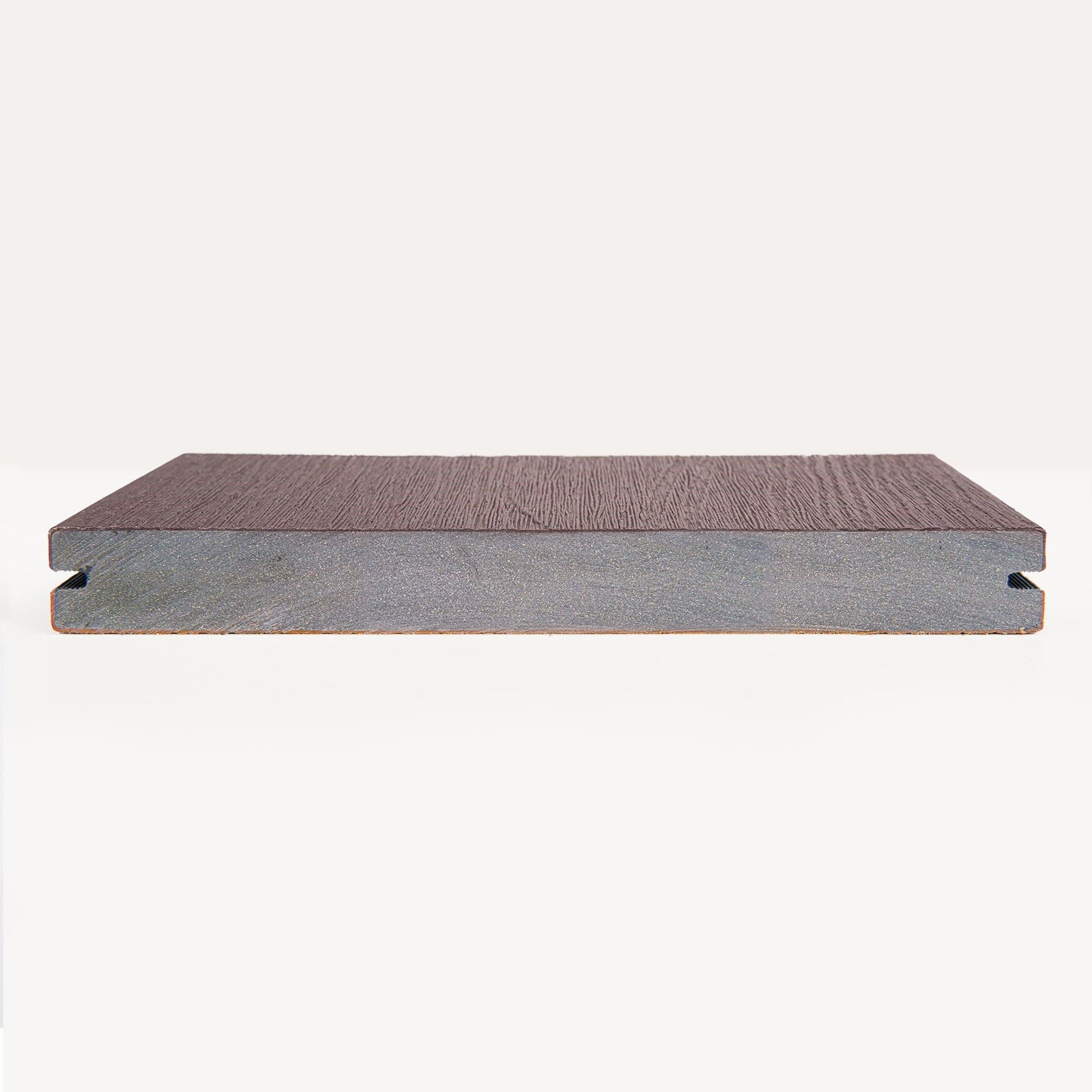 Sample vlonderplank massief bruin/teak