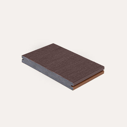 Sample vlonderplank massief bruin/teak