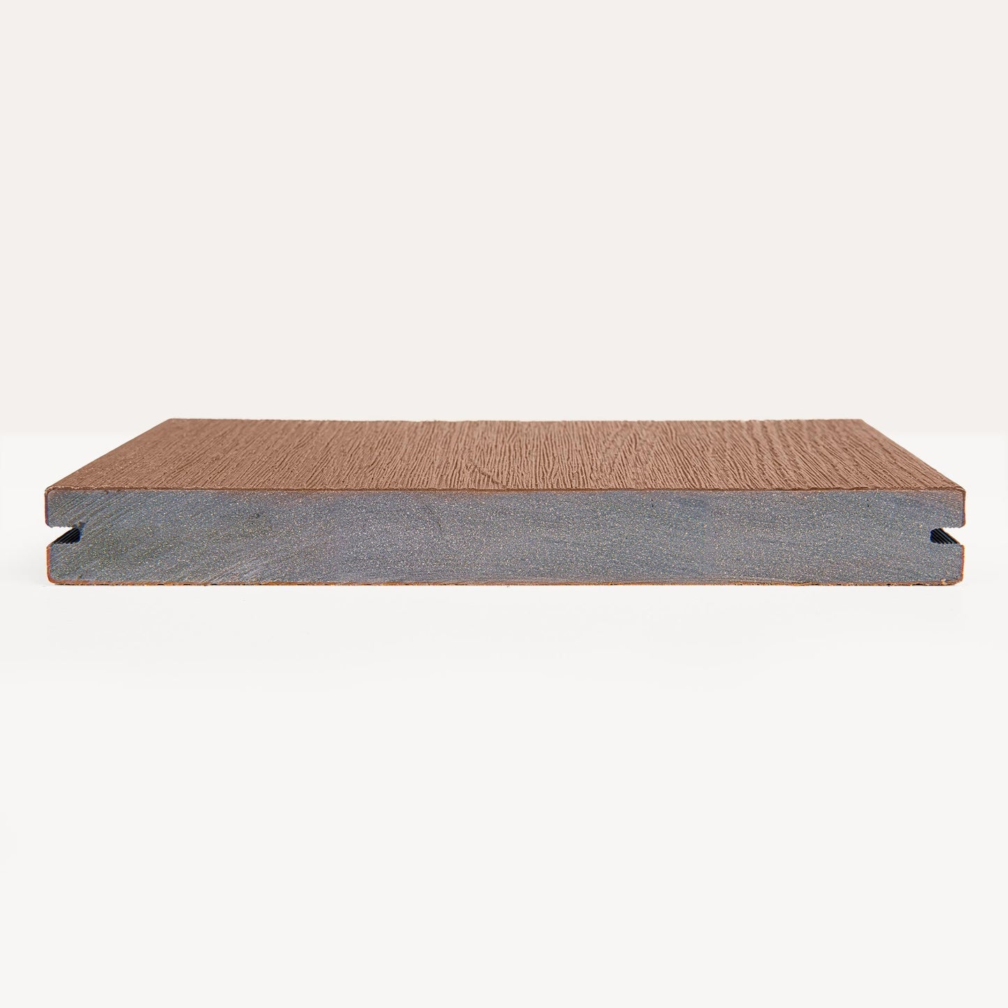 Sample vlonderplank massief bruin/teak
