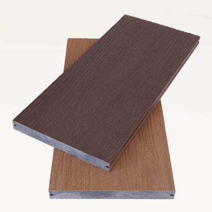 Sample vlonderplank massief bruin/teak