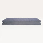 Sample vlonderplank massief zwart/grijs