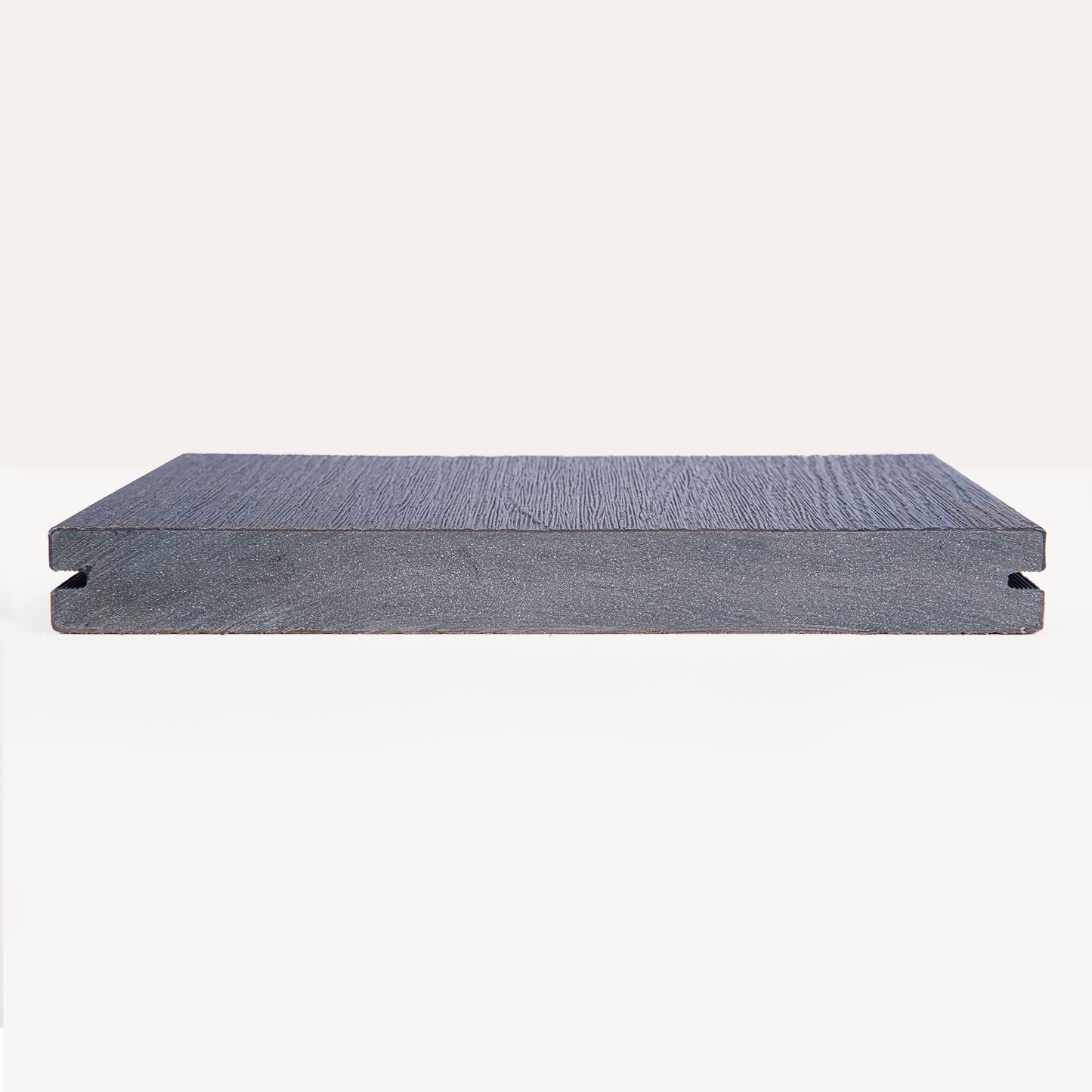 Sample vlonderplank massief zwart/grijs
