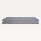 Sample vlonderplank massief zwart/grijs