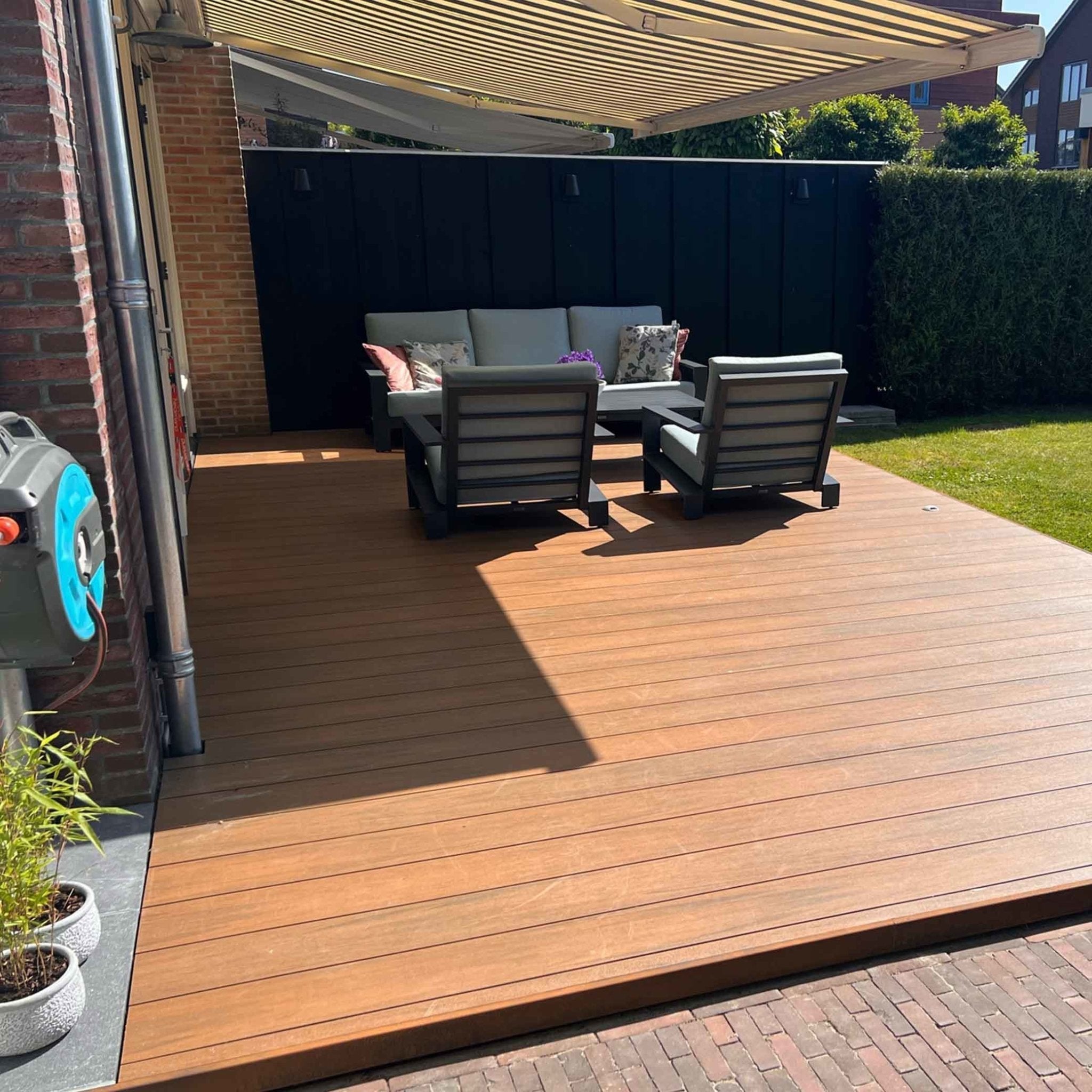 Vlonderpakket massief teak (per m2)