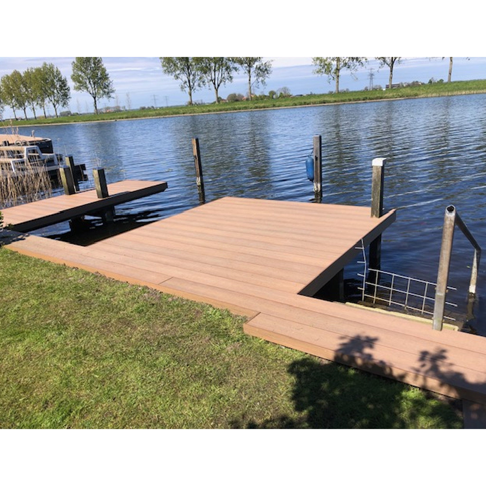 Vlonderpakket massief teak (per m2)