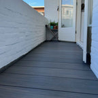 Vlonderplank massief grijs