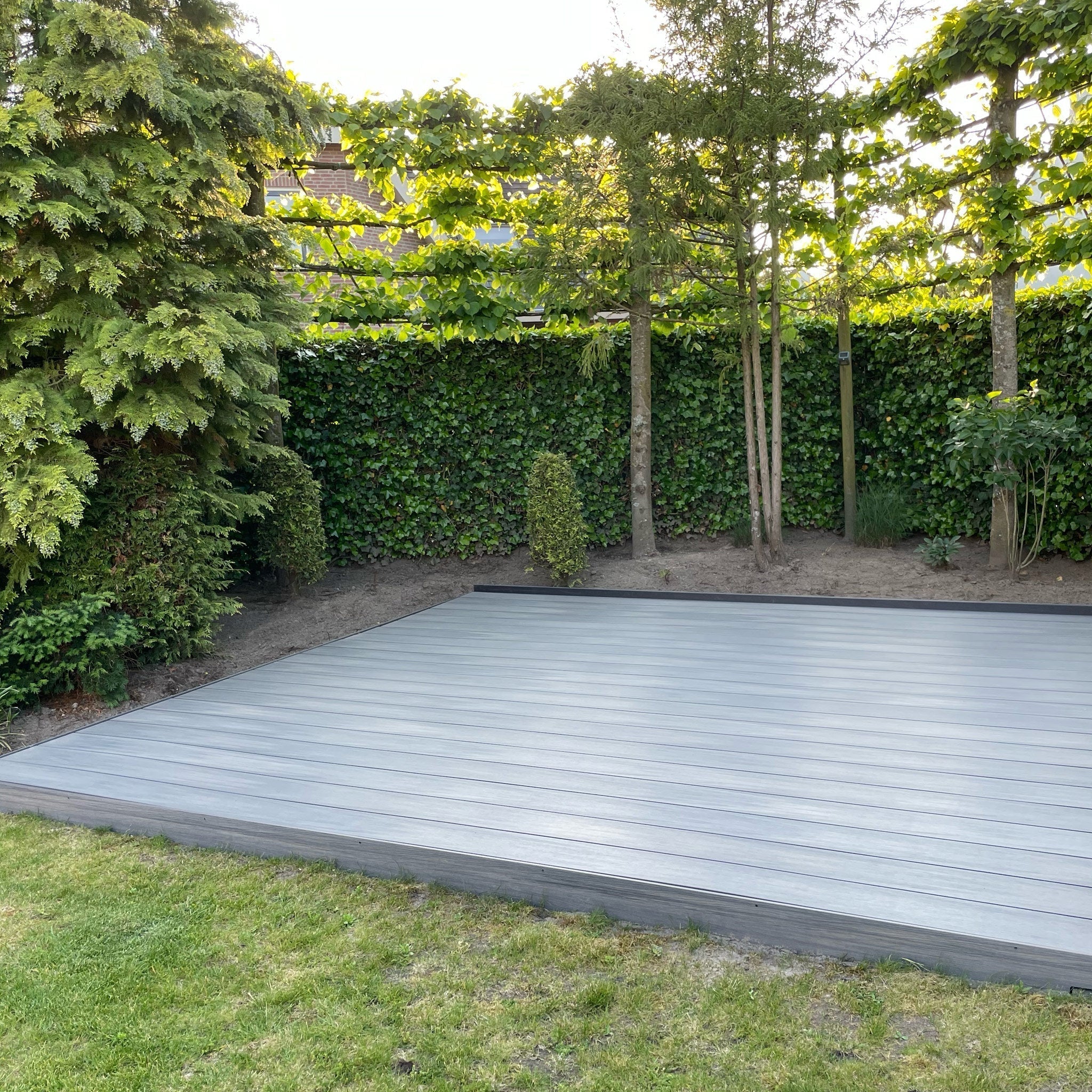 Vlonderplank massief grijs