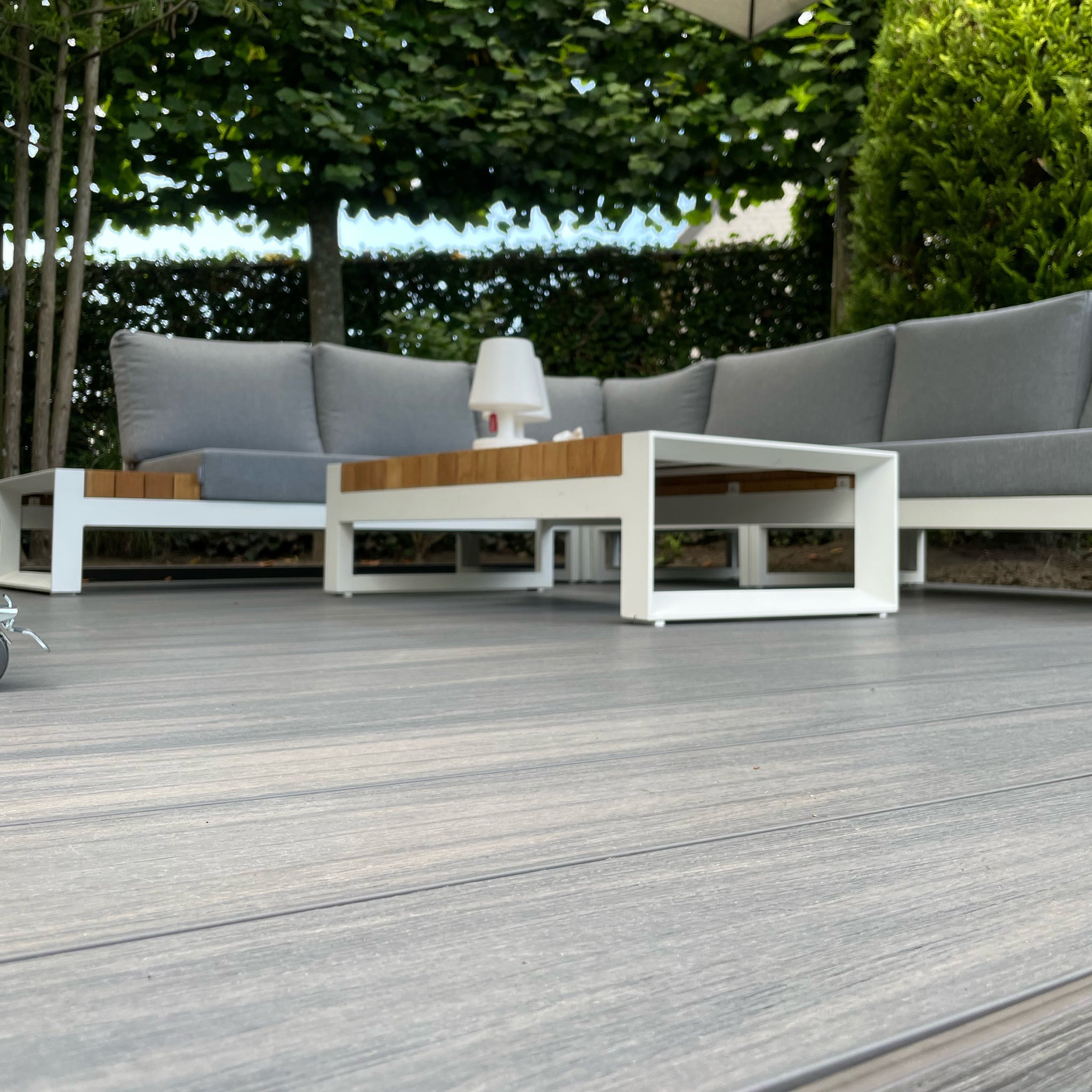 Vlonderplank massief grijs