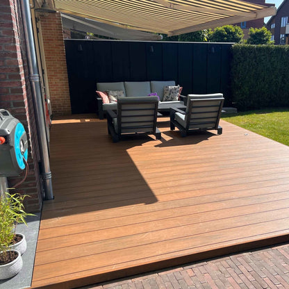 Vlonderplank massief teak