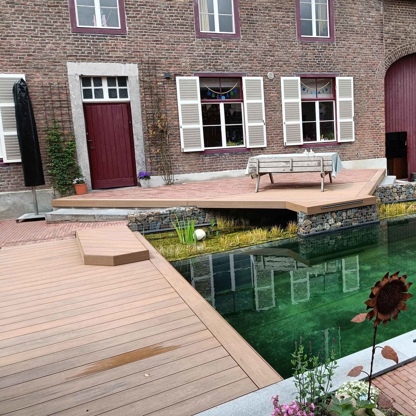 Vlonderplank massief teak